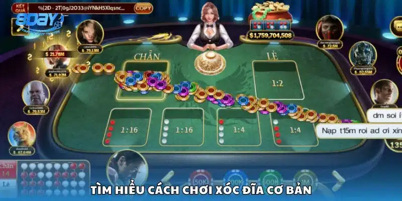 Tìm hiểu cách chơi xóc đĩa cơ bản