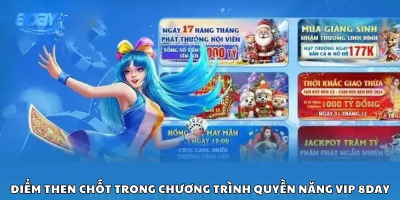 Điểm then chốt trong chương trình quyền năng VIP 8Day