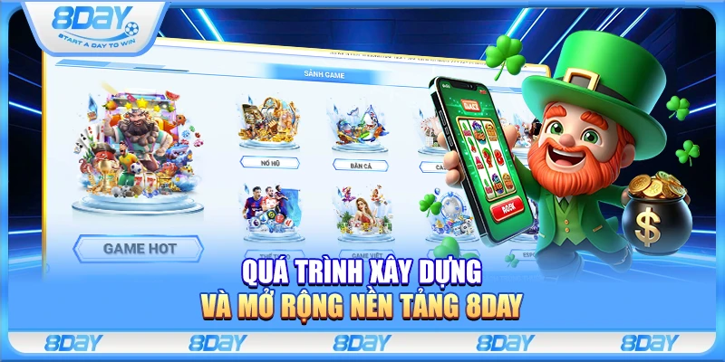 Quá trình xây dựng và mở rộng nền tảng 8Day